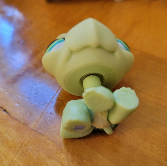 Littlest Pet Shop LPS #321 Turtle Green Blue Eyes 2006 - Picture 11 of 13
